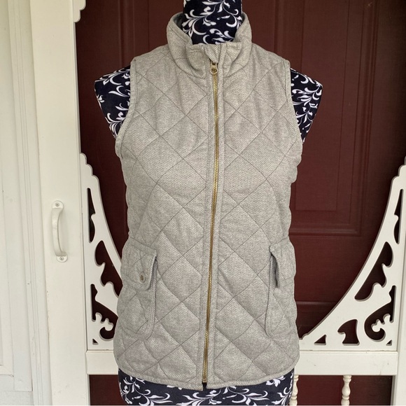 Old Navy Jackets & Blazers - Old Navy Dobby Quilted Gray Sleeveless Jacket Vest Size XL (14) Regular